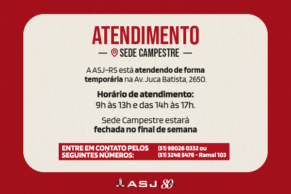 Atendimento Provisório na Sede Administrativa